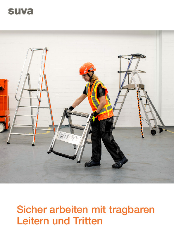 Sicher arbeiten mit Leitern und Tritten